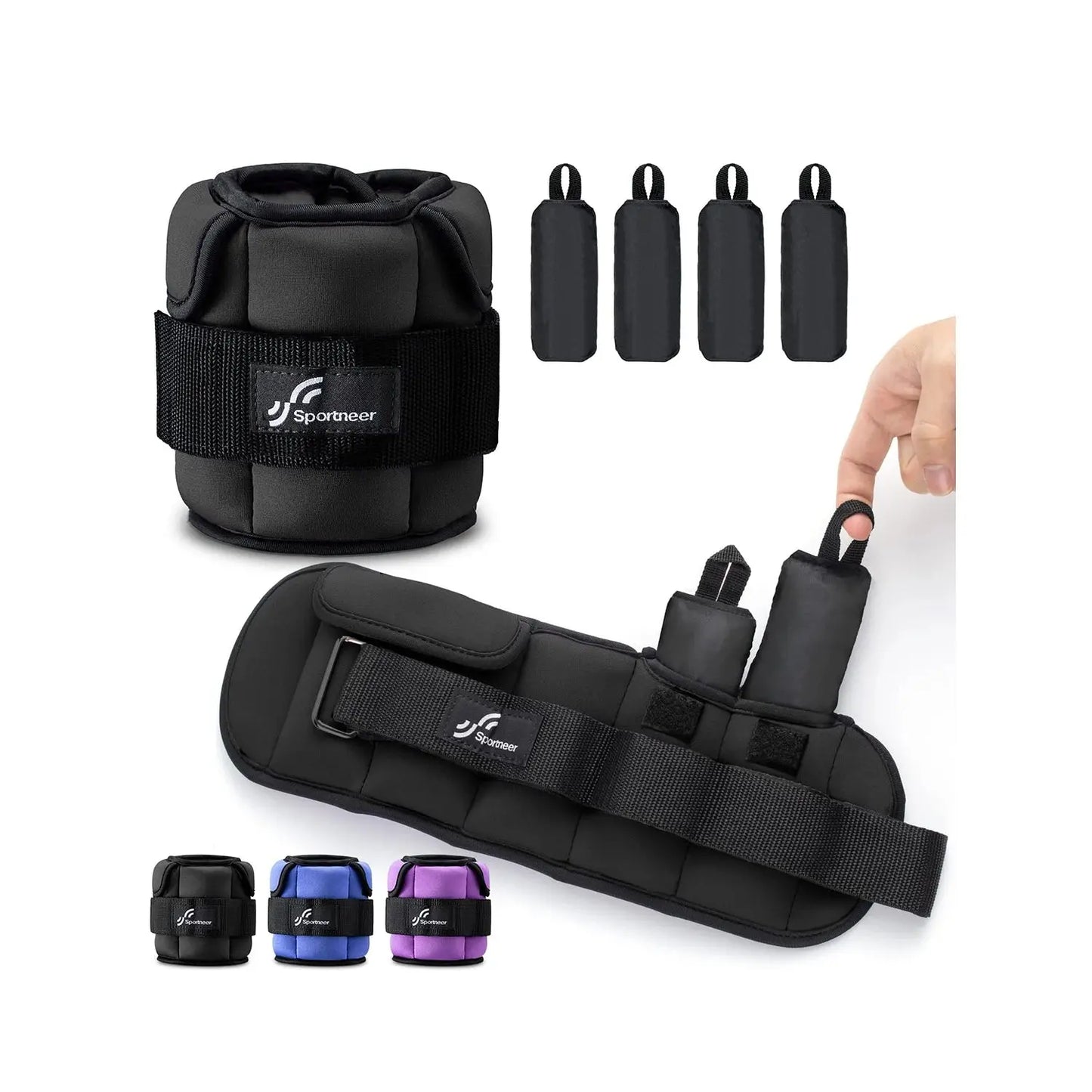 Lot-de-poids-ajustables-pour-poignets-et-chevilles-noir