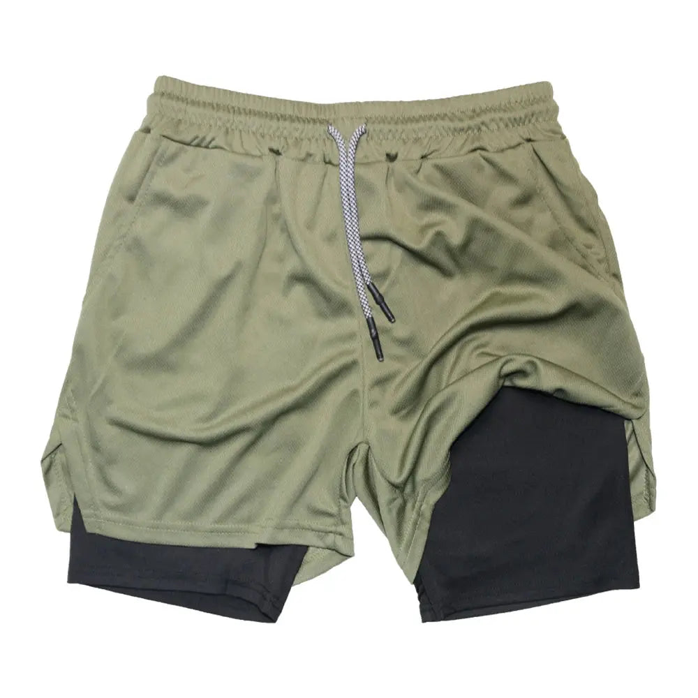 Short de sport court pour homme 2 en 1 - Power shift fitness