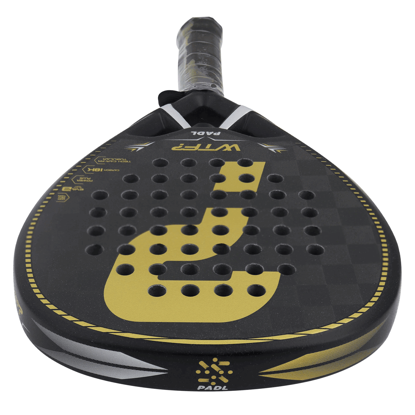 Raquette de Padel Professionnelle WTF™ en Fibre de Carbone 18k - Power shift fitness