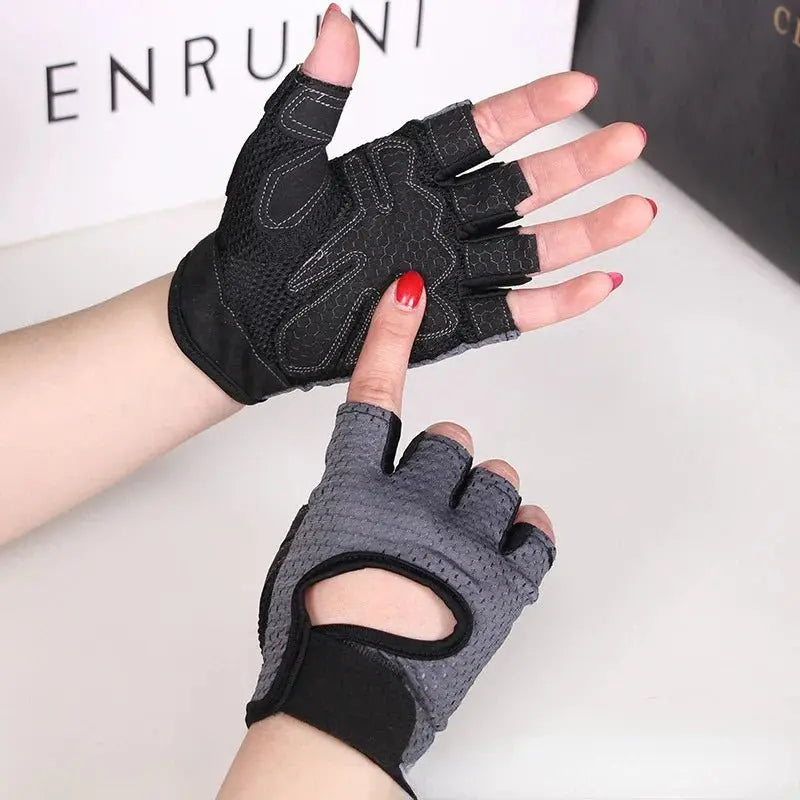 Gants de Musculation - GymGloves™ - Gris - Power shift fitness