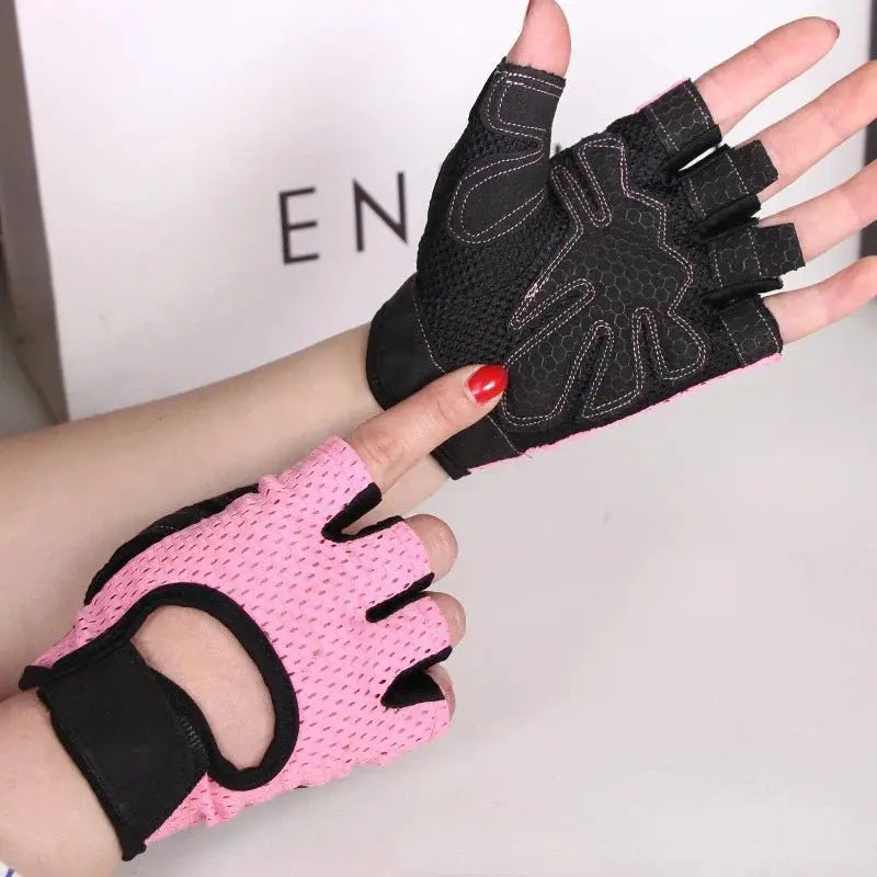 Gants de Musculation - GymGloves™ - Rose - Power shift fitness