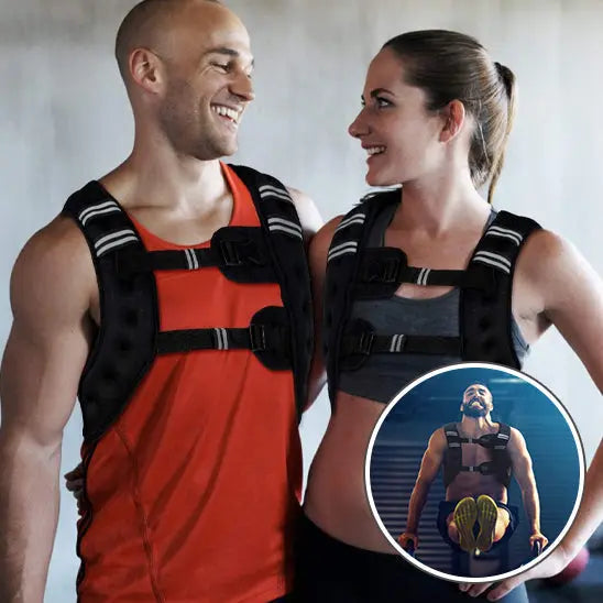 Gilet Lesté 10kg powerfit™  le secret des pros pour s'entrainer plus dur - Power shift fitness