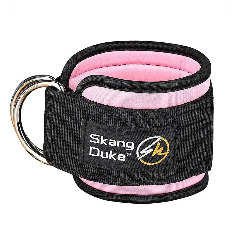 1pc Adjustable D - Ring Ankle Straps for Cable Machines - Comfortable Ankle Cuffs for Glute & Leg Muscle Strength Training in Gym - Power shift fitness
