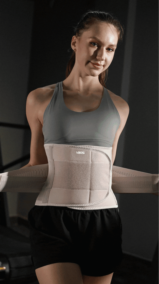 Ceinture de sudation  VBOSI™ réglable pour sport et fitness femme