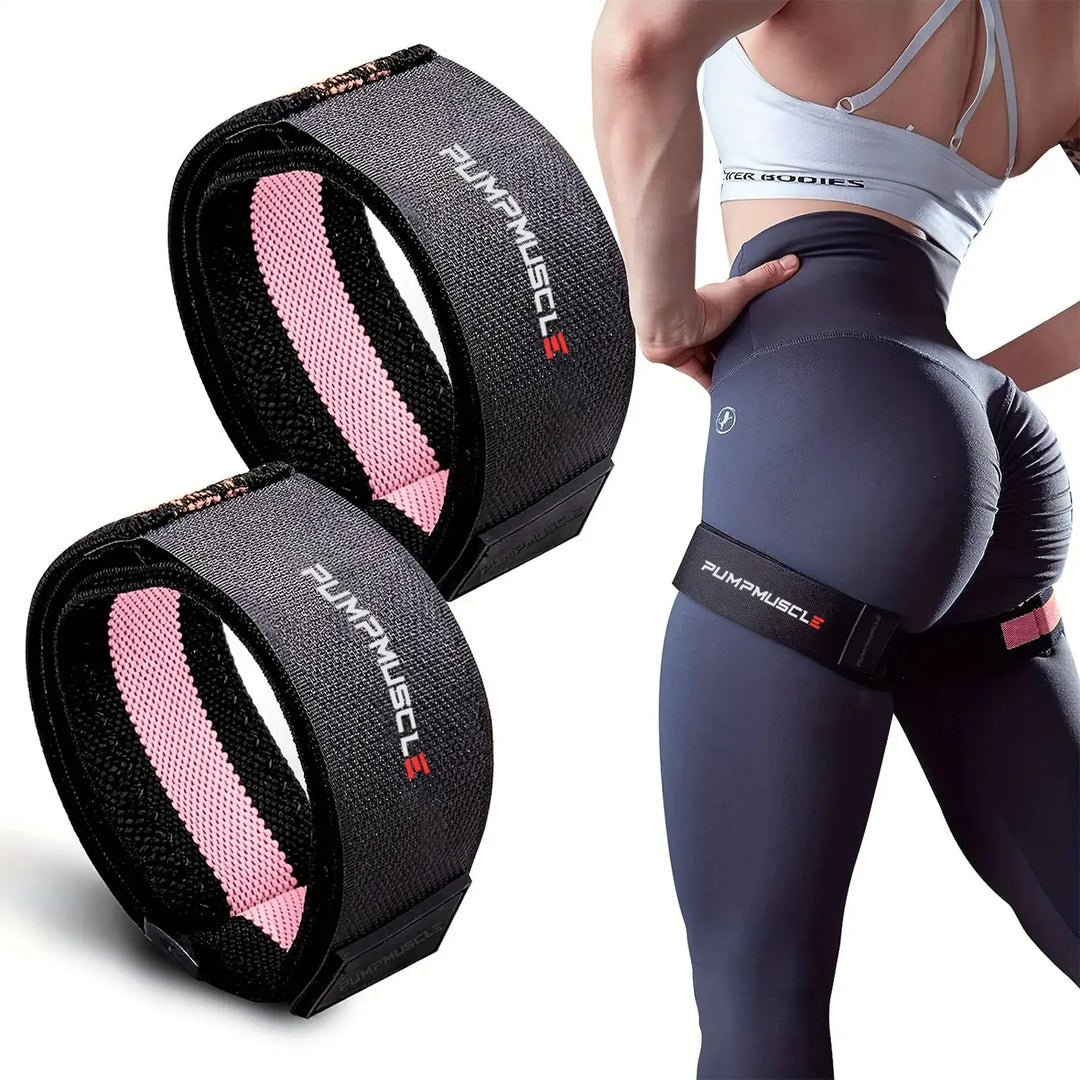 2 bandes réglables PUMPMUSCLE™ de restriction du flux sanguin Power shift fitness