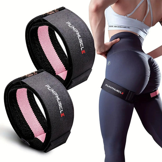 2 bandes réglables PUMPMUSCLE™ de restriction du flux sanguin Power shift fitness