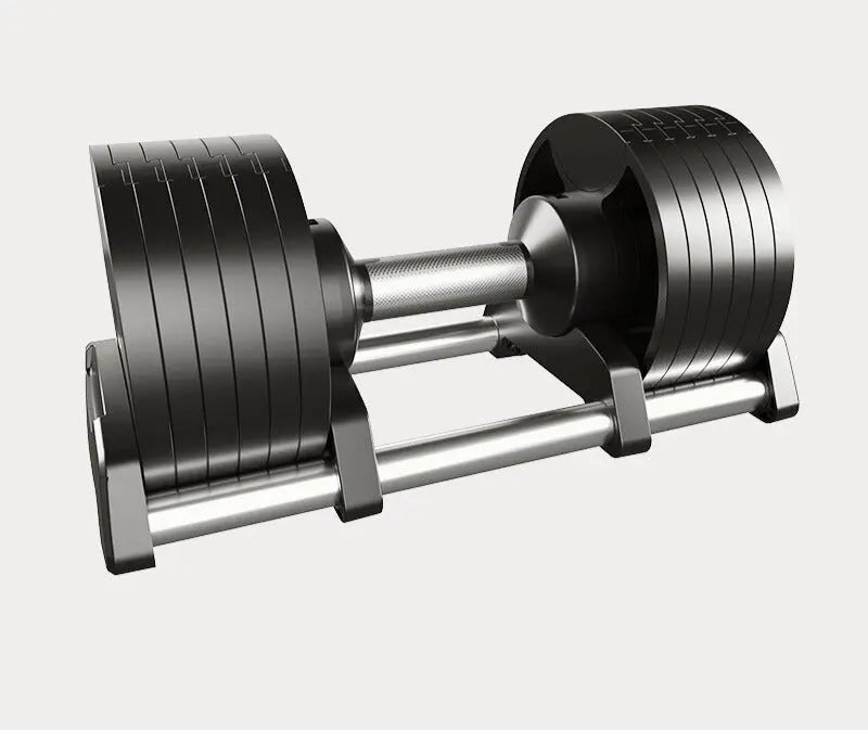 Cast Iron Dumbbells Men's Strength Fitness Women's Adjustable Weight Exercise Equipment With Base 24 Kg Dumbbell Power shift fitness