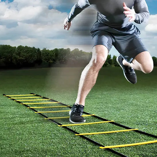 Echelle-d_entrainement-pour-travail-de-vitesse-et-d_agilite-jaune-et-noir-facile-a-utiliser