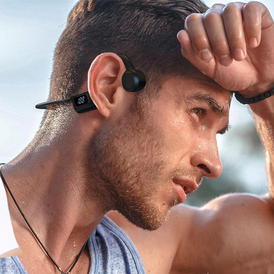 Écouteur sport AICSRAD™ JS7 à conduction osseuse – Bluetooth & carte TF