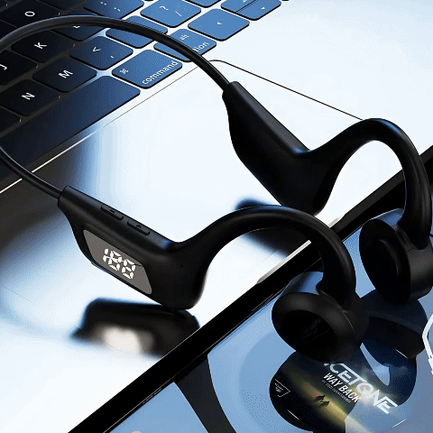 Écouteur sport AICSRAD™ JS7 à conduction osseuse – Bluetooth & carte TF
