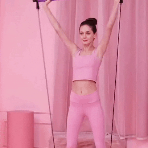 Barre portable avec sangles de résistance - Power shift fitness
