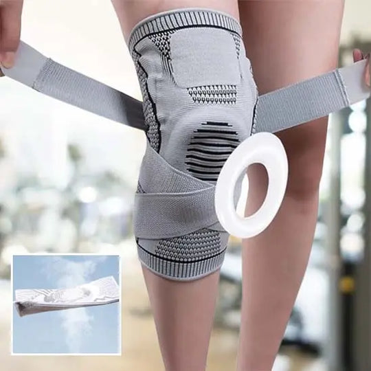 Genouillère de musculation avec soutien et compression - Power shift fitness