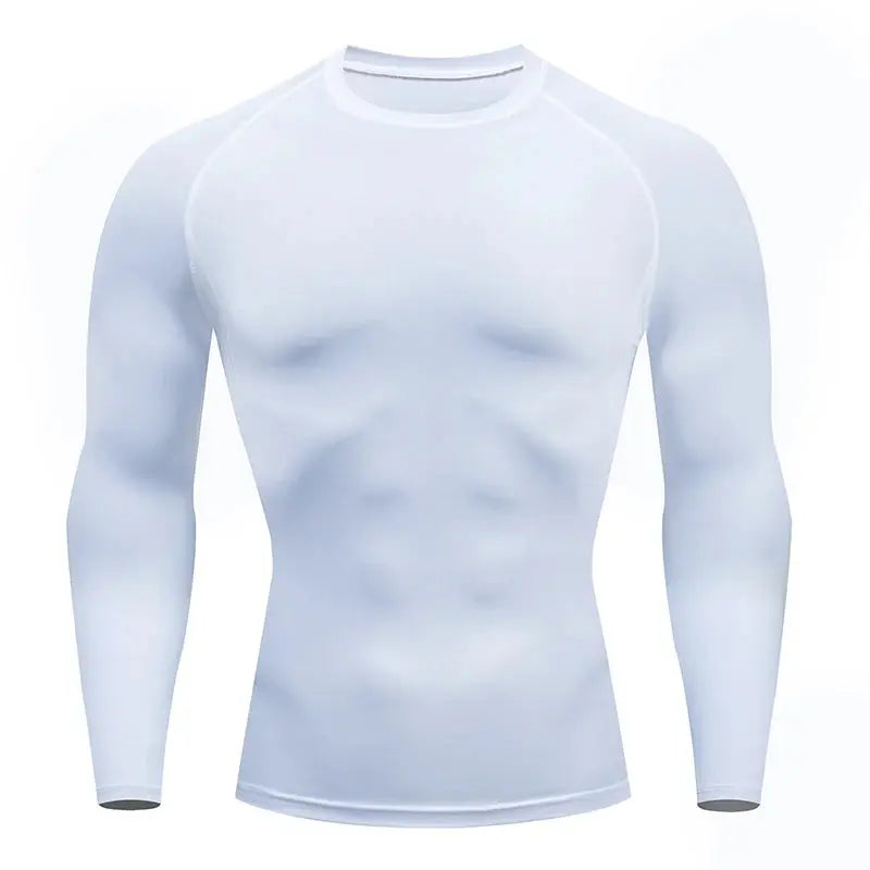 T-shirt de compression à manches longues pour le sport SHEDAOT™ - Power shift fitness