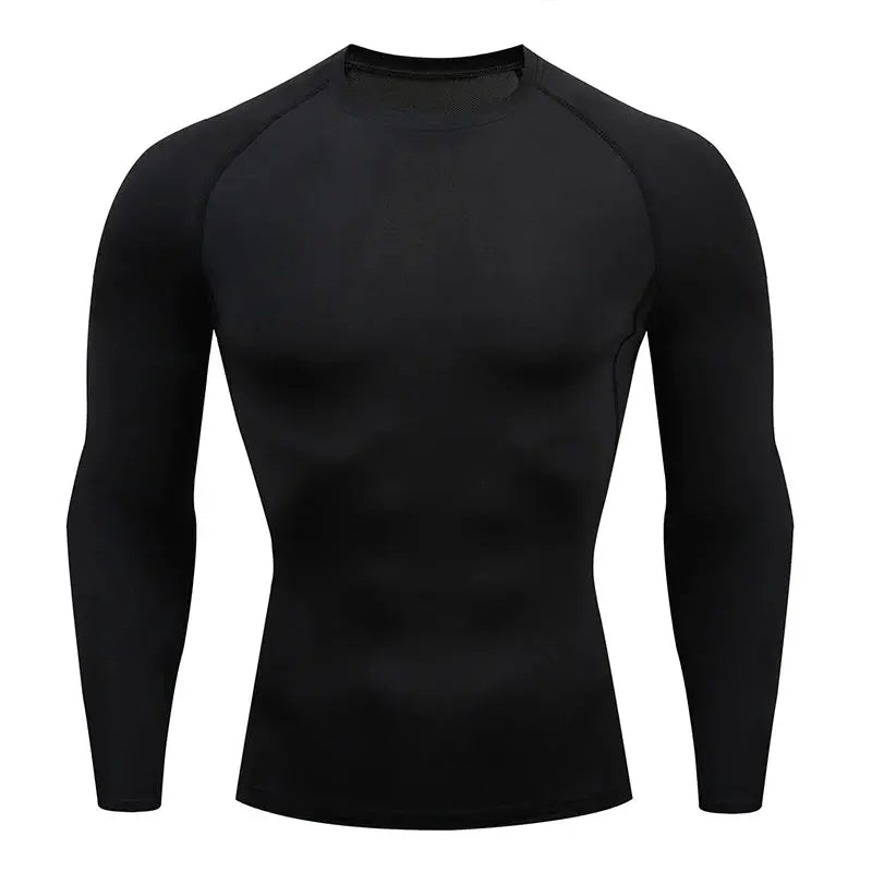 T-shirt de compression à manches longues pour le sport SHEDAOT™ - Power shift fitness