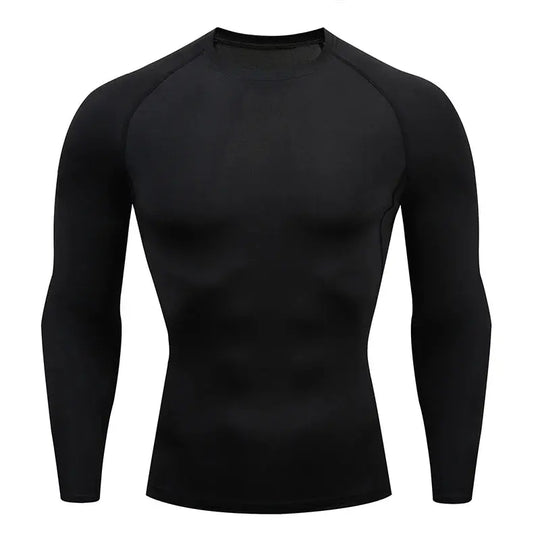 T-shirt de compression à manches longues pour le sport SHEDAOT™ - Power shift fitness