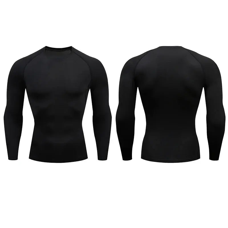 T-shirt de compression à manches longues pour le sport SHEDAOT™ - Power shift fitness