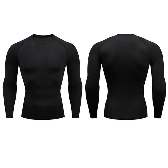 T-shirt de compression à manches longues pour le sport SHEDAOT™ - Power shift fitness