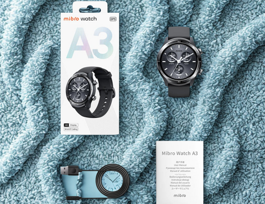Mibro Watch A3 - Montre connectée GPS ultra-légère | Sport | Autonomie 8j | Étanchéité | Premium