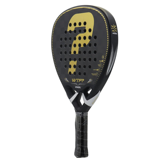 Raquette-de-Padel-Professionnelle-Fibre-de-Carbone-noir