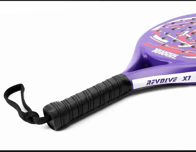 Raquette-de-padel-professionnelle-Teloon™-en-fibre-de-carbone-confort-et-haute-densité