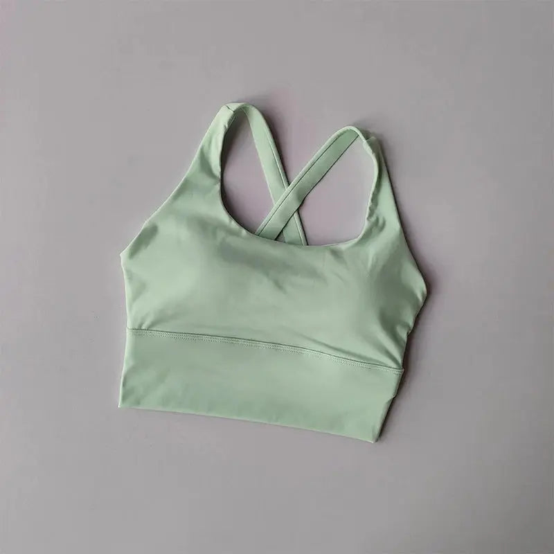 Brassière de sport pour femme avec dos nu SKINOFSKIN™ - Power shift fitness