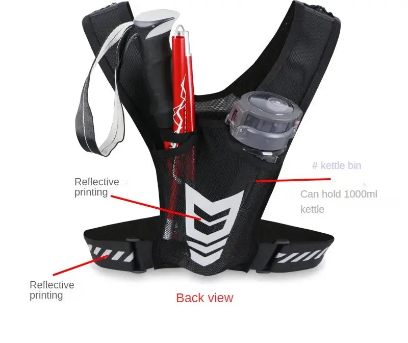 Sac à dos gilet d'hydratation pour course a pied Power shift fitness