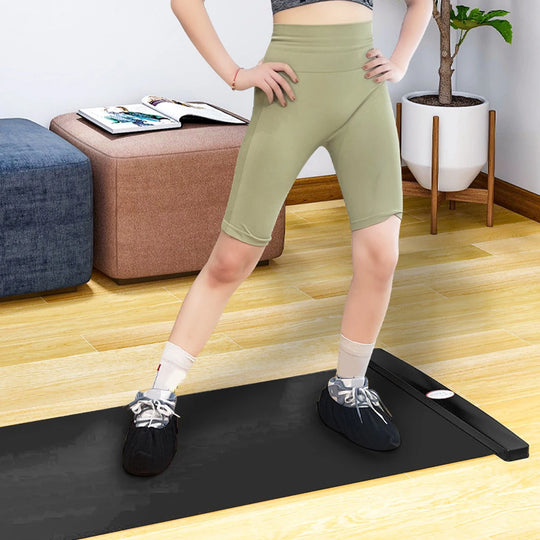 140/180/200cm Multifunctional Yoga Sliding Mat for Ice Hockey Roller Skating Leg Exercise Indoor Sliding Fitness Training Board
