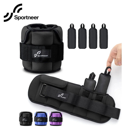 Sportneer Lot de poids ajustables pour poignets et chevilles - Power shift fitness