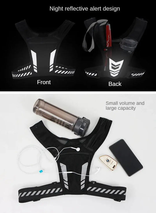 Sac à dos gilet d'hydratation pour course a pied Power shift fitness