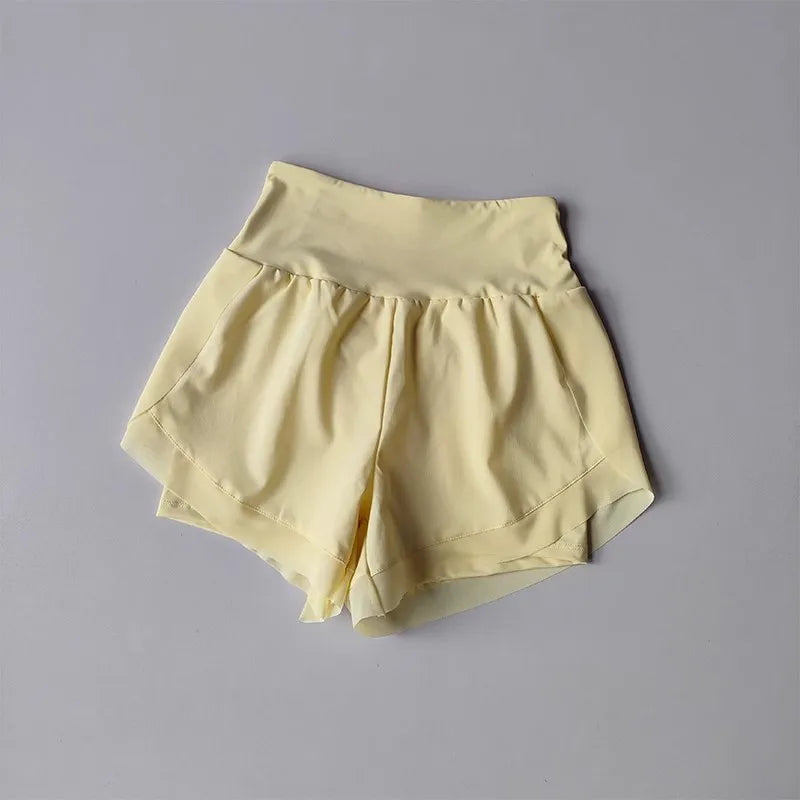 Short de sport d'été femme 2 en 1
