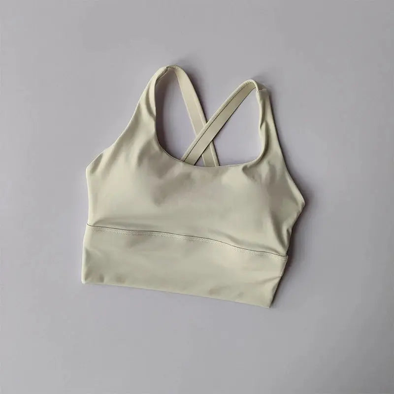 Brassière de sport pour femme avec dos nu SKINOFSKIN™ - Power shift fitness
