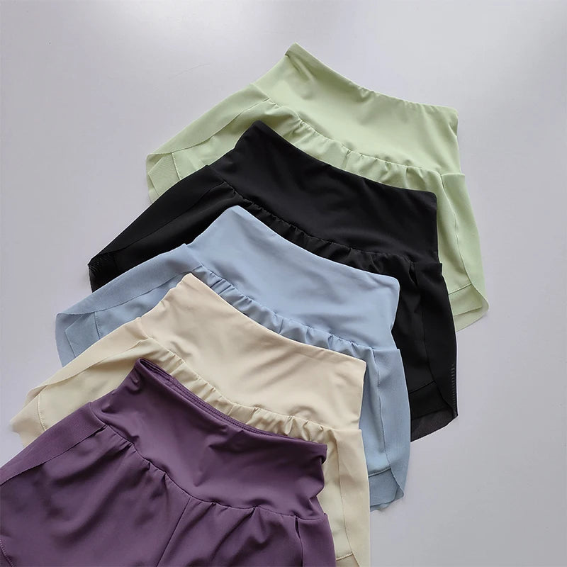 Short de sport d'été femme 2 en 1