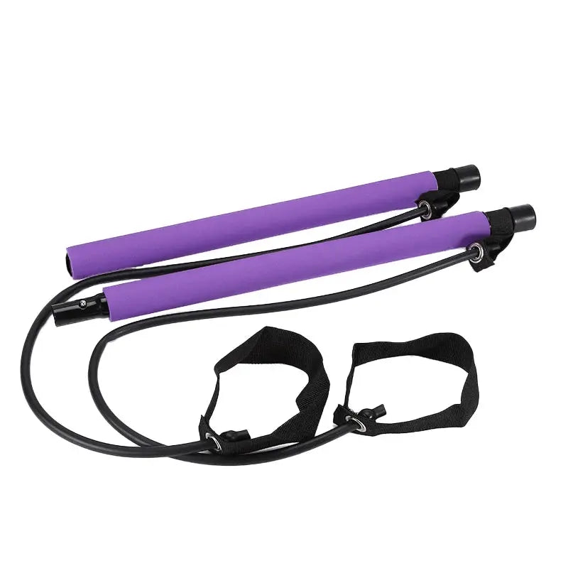 Barre portable avec sangles de résistance - Power shift fitness