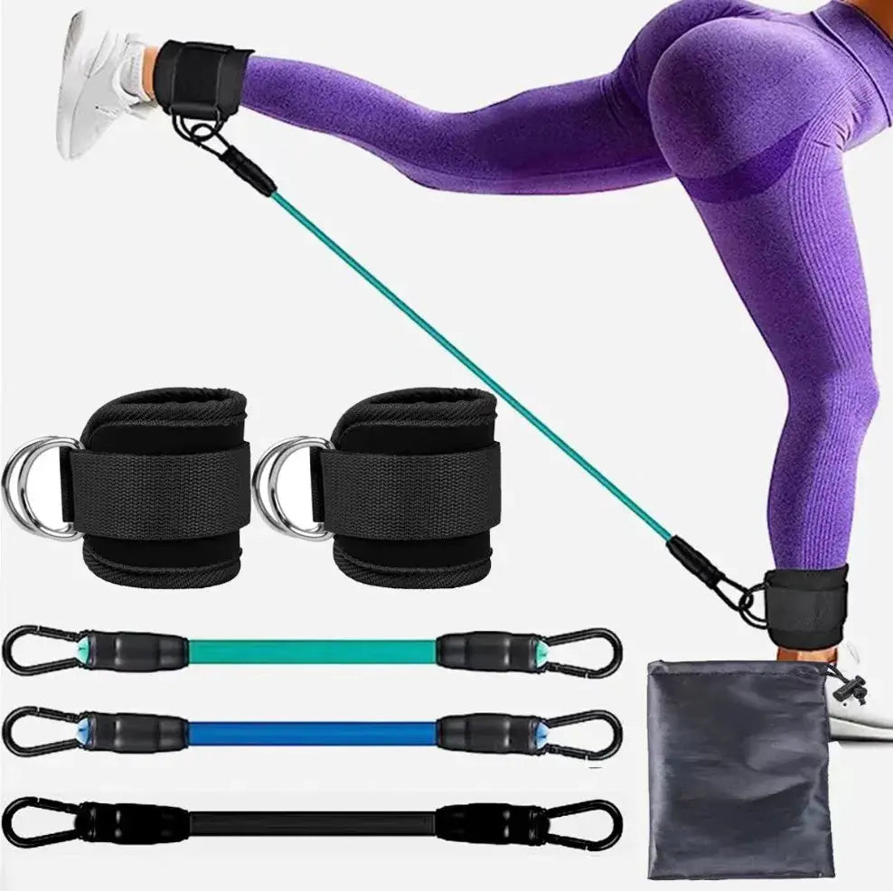 Sangle de Chevilles NINE STUDY™ pour Musculation - Power shift fitness