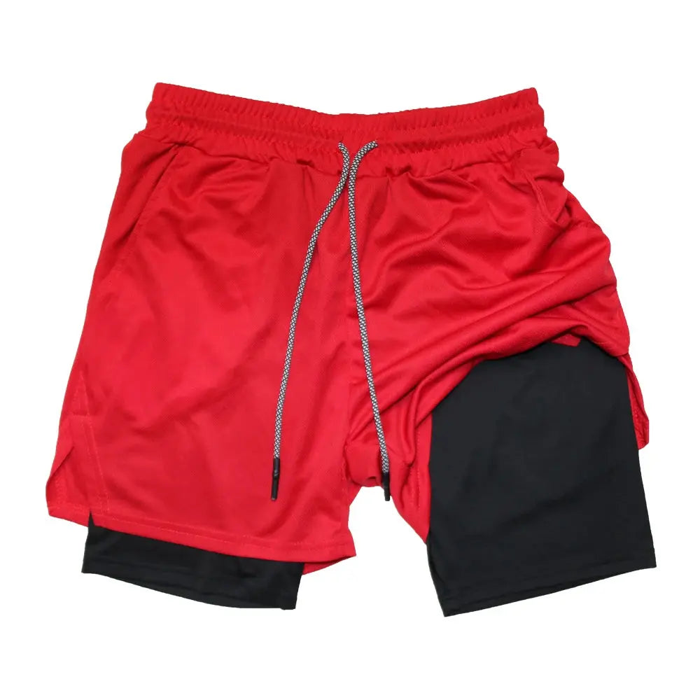 Short de sport court pour homme 2 en 1 - Power shift fitness