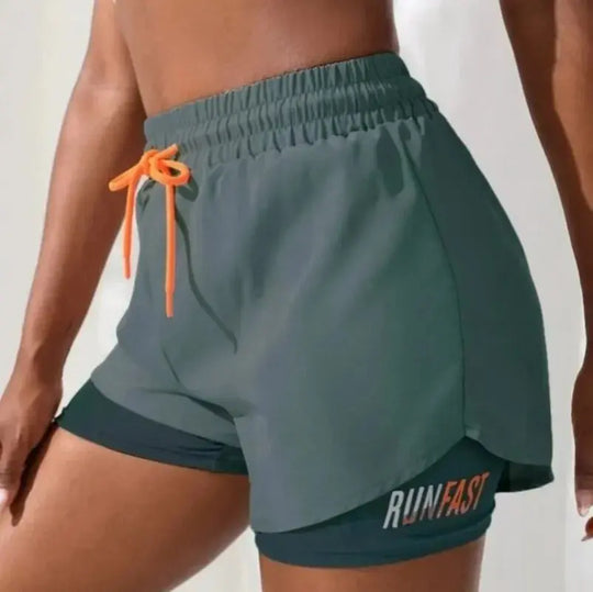 short de running femme Power shift fitness