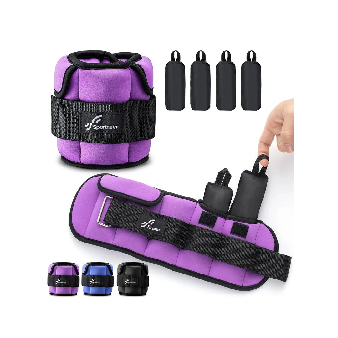 Sportneer Lot de poids ajustables pour poignets et chevilles - Power shift fitness