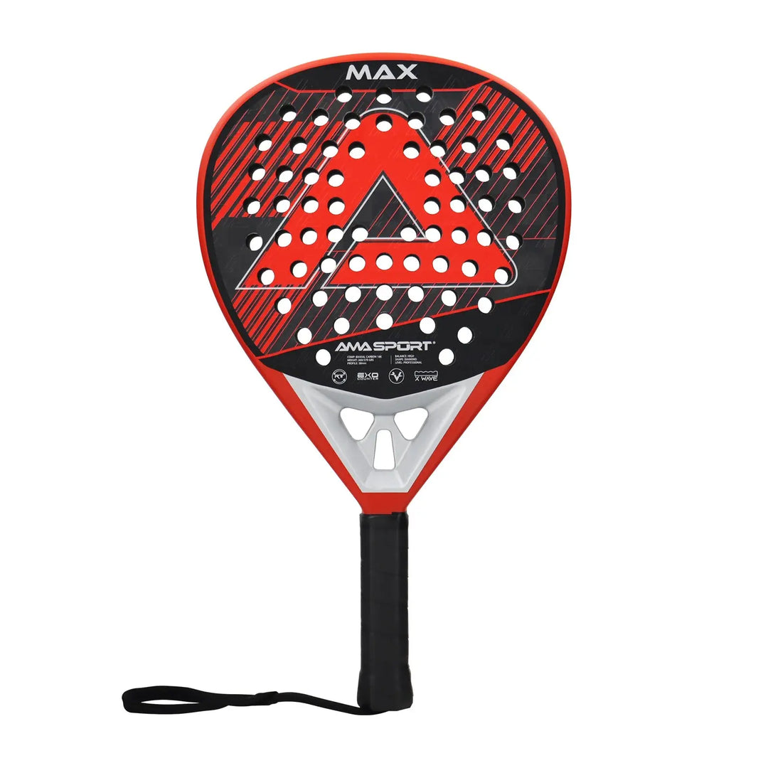 Raquette de padel professionnelle AMASPORT™ 12K/18K en fibre de carbone - Power shift fitness