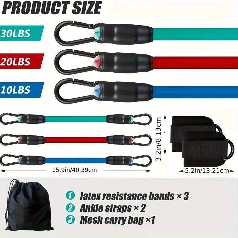 Sangle de Chevilles NINE STUDY™ pour Musculation - Power shift fitness