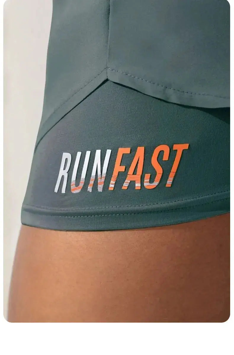 short de running femme Power shift fitness