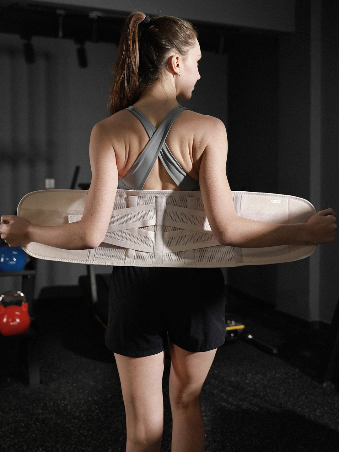 Ceinture de sudation  VBOSI™ réglable pour sport et fitness femme