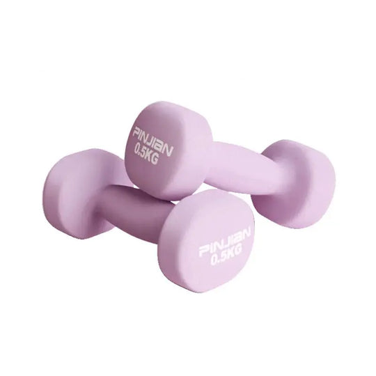 Lot de deux haltères  antidérapants de 0,5 kg - Power shift fitness