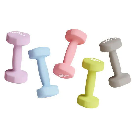 Lot de deux haltères  antidérapants de 0,5 kg - Power shift fitness