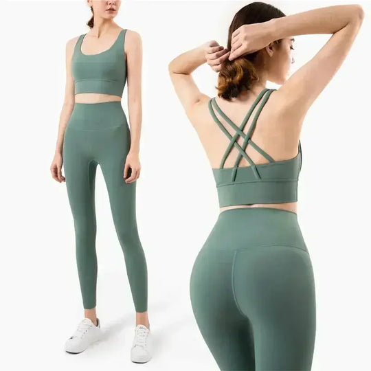 Ensemble de leggings de yoga pour femme - Power shift fitness