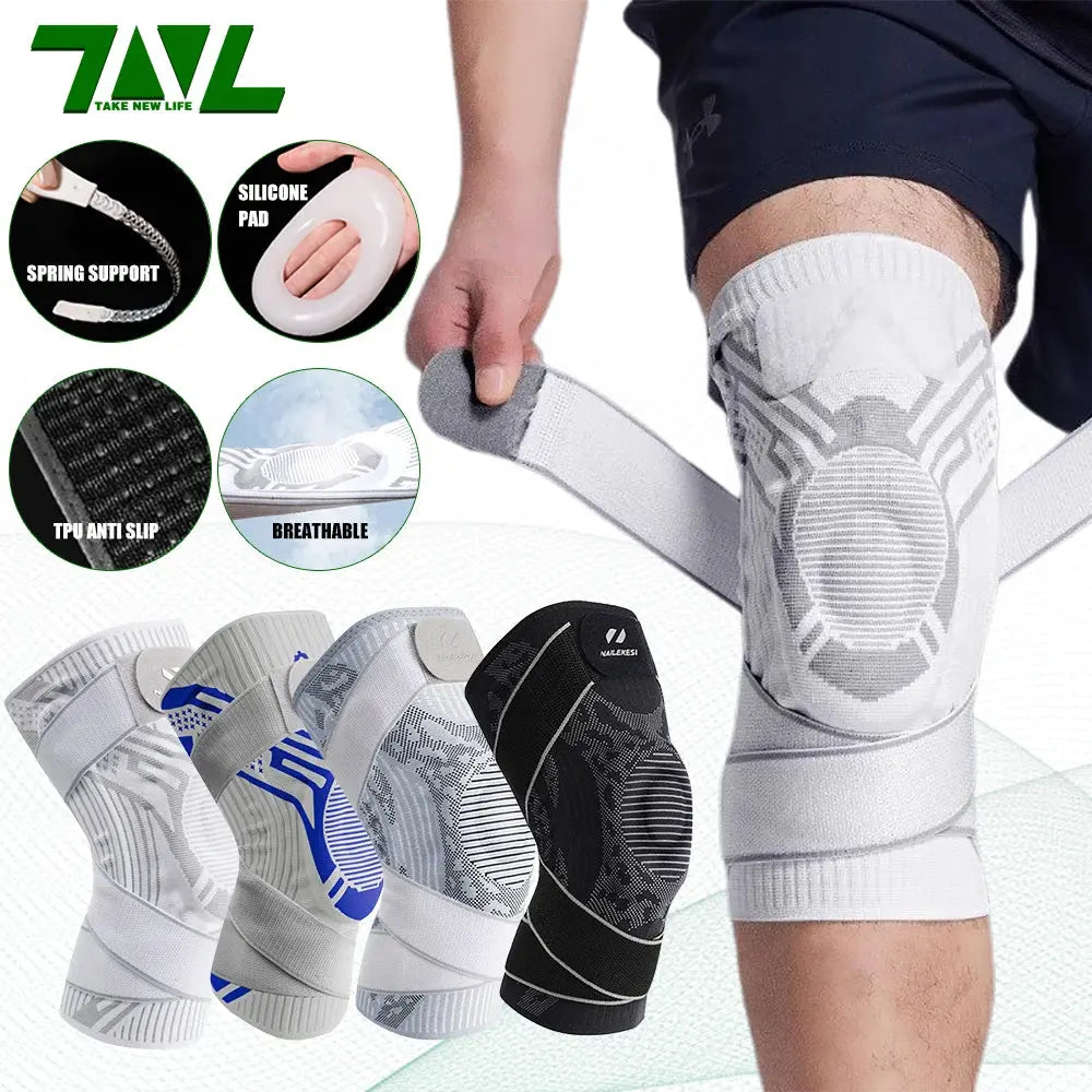 Genouillère de musculation avec soutien et compression - Power shift fitness