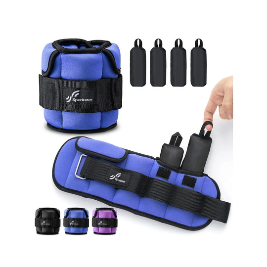 Sportneer Lot de poids ajustables pour poignets et chevilles - Power shift fitness