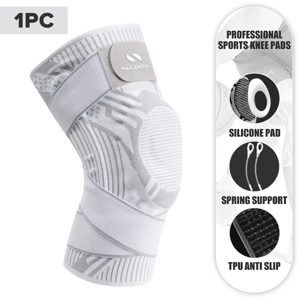 Genouillère de musculation avec soutien et compression - Power shift fitness