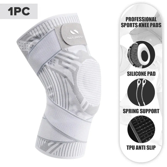 Genouillère de musculation avec soutien et compression - Power shift fitness