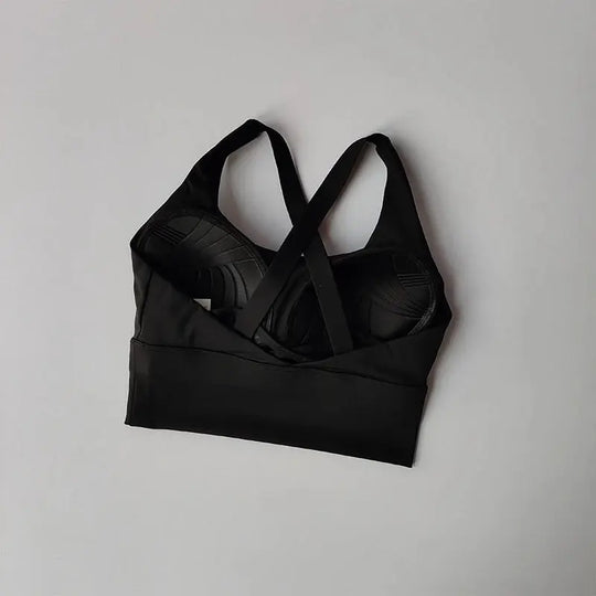 Brassière de sport pour femme avec dos nu SKINOFSKIN™ - Power shift fitness