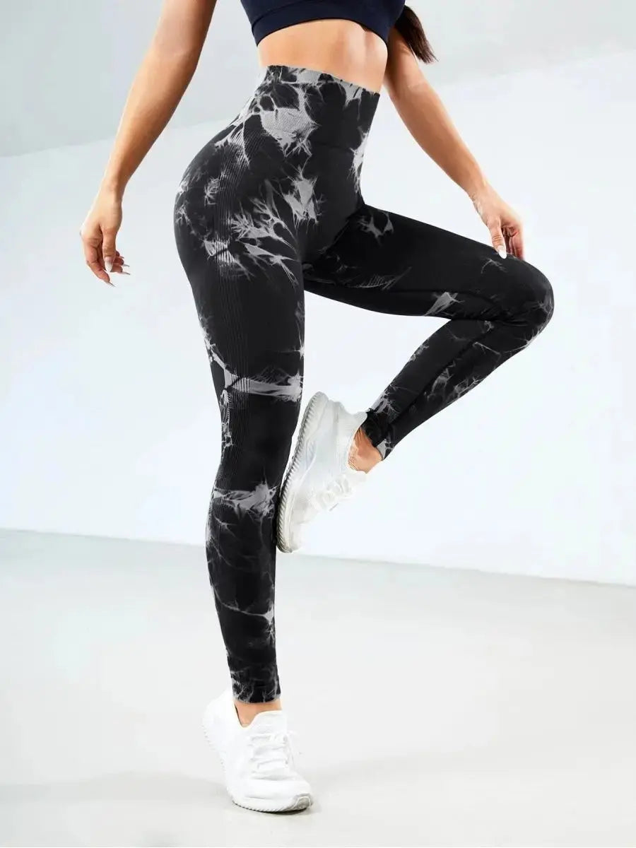 Legging imprimé de sport femme Botee Shark™ - Power shift fitness